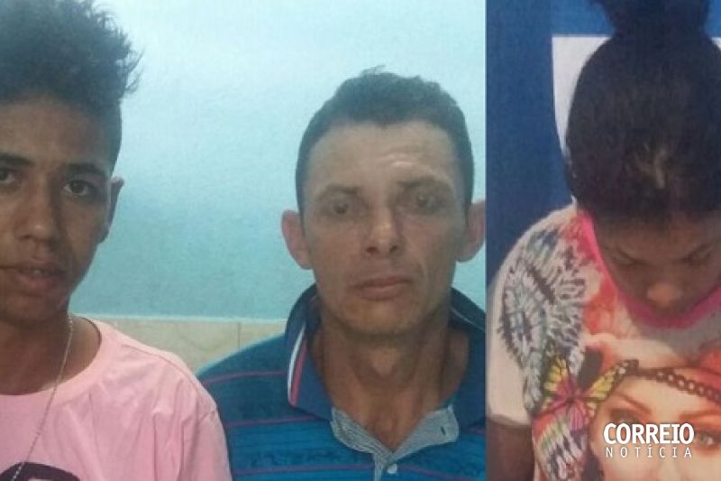 Três pessoas acusadas de assalto a farmácia são presas em Delmiro Gouveia