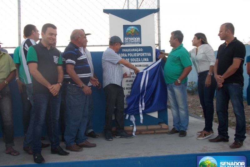 Quadra poliesportiva José de Souza Lima é inaugurada no Sítio Barra da Talhada