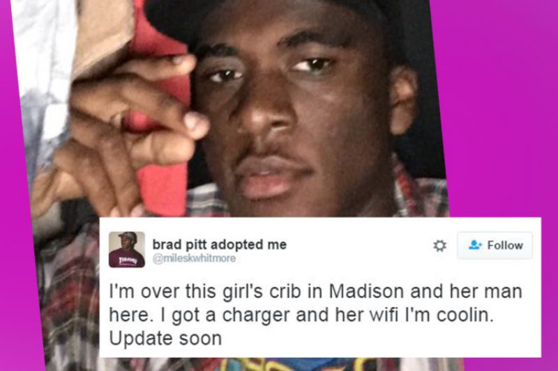 Amante passa noite escondido de namorado de garota e realiza postagens na web