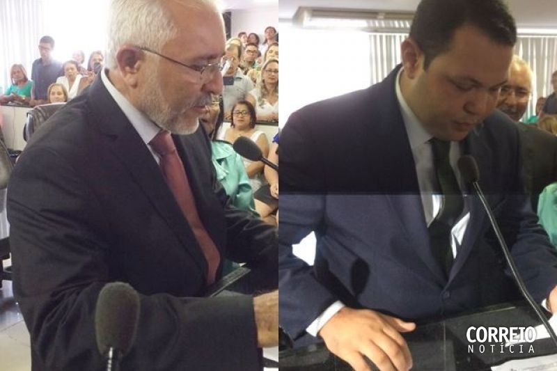 Padre Eraldo e Gabriel Varjão são empossados prefeito e vice-prefeito de Delmiro Gouveia