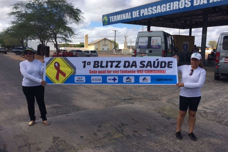 Primeira Blitz da Saúde é realizada com sucesso em Piranhas