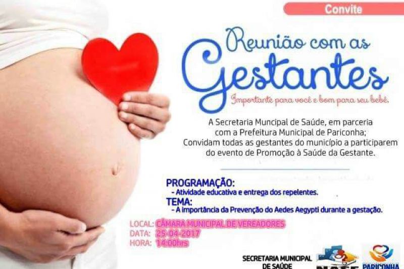 Secretaria de Saúde irá promover evento de promoção à saúde da gestante