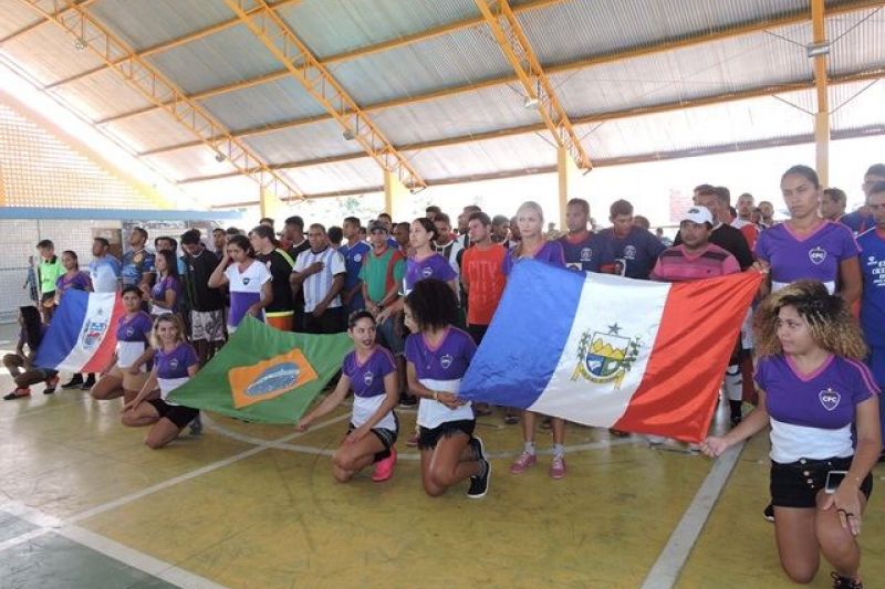 Abertura da Primeira Liga de Futsal Casadense é realizada com jogos bastante disputados