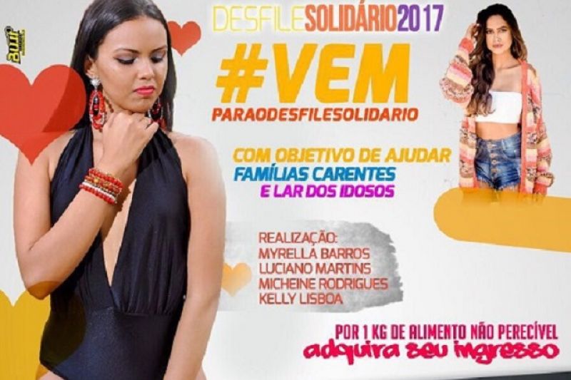 Desfile de moda vai arrecadar alimentos para famílias carentes de Olho D’água das Flores
