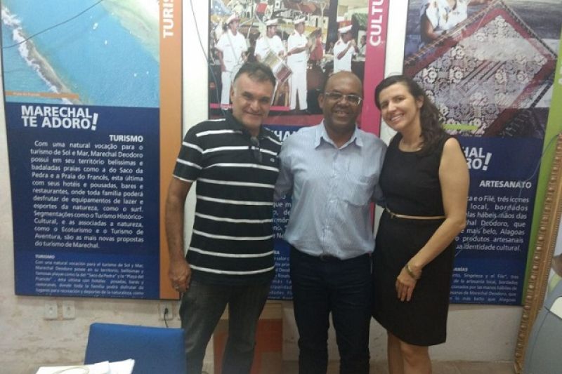 Secretário de Turismo de Piranhas visita Marechal Deodoro e discute novo roteiro turístico