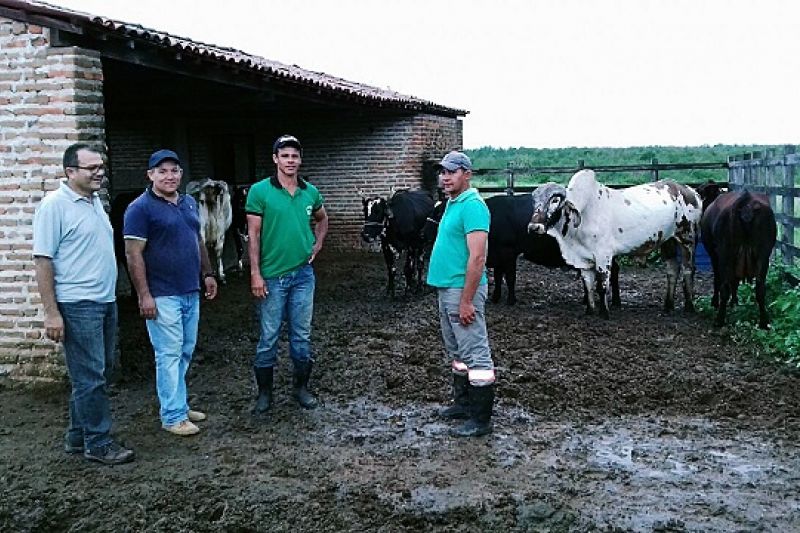 Prefeitura de Delmiro Gouveia realiza visita técnica aos criadores de vacas leiteiras