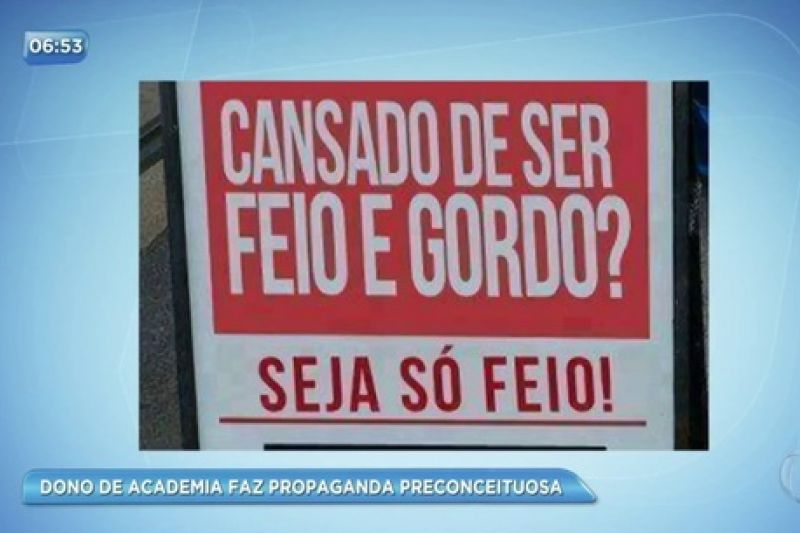 Dono de academia é autuado por gordofobia