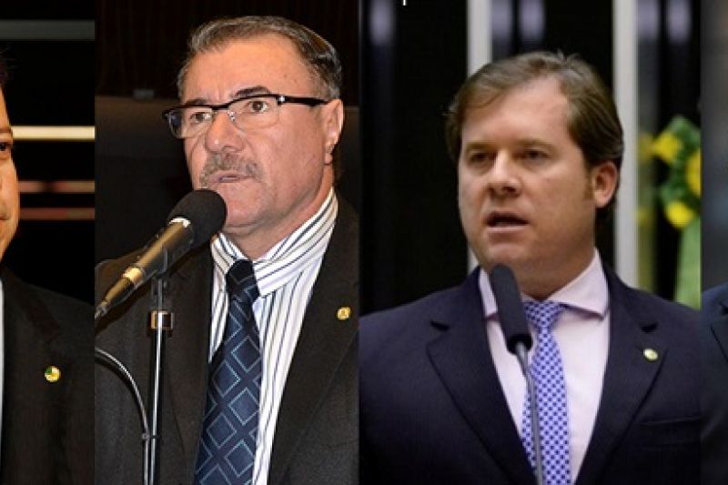 Arthur Lira, Cícero Almeida, Marx Beltrão e Maurício Quintella votam a favor de Temer