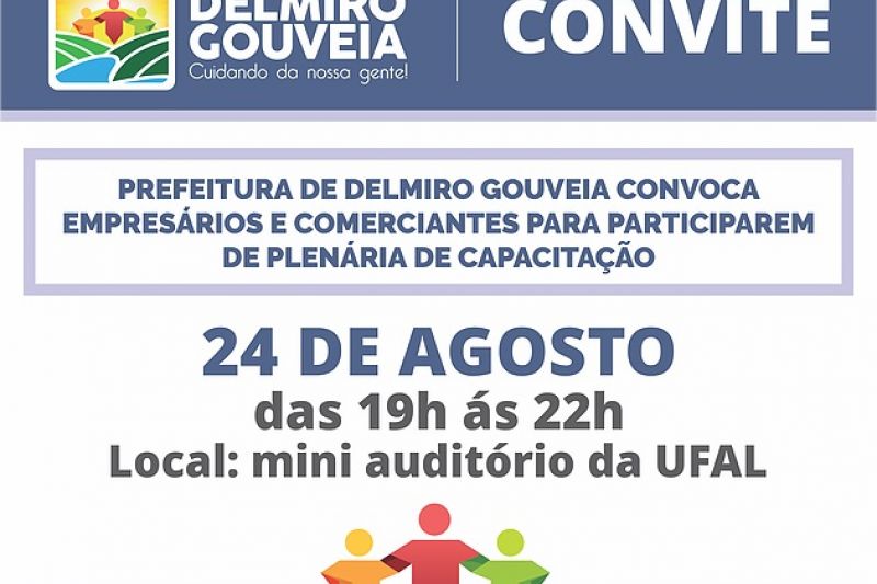 Delmiro Gouveia convoca empresários e comerciantes para participarem de plenária