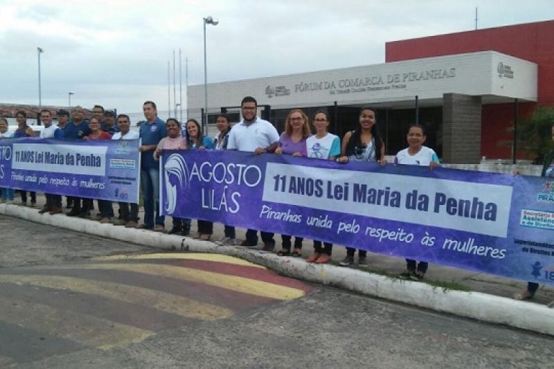 Prefeitura de Piranhas realiza Blitz para orientar sociedade sobre Agosto Lilás