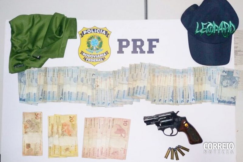 Polícia Rodoviária Federal prende suspeito de roubar farmácia em Olho D’água das Flores