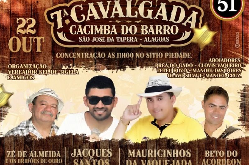 Cavalgada da Cacimba do Barro movimenta São José da Tapera neste domingo (22)