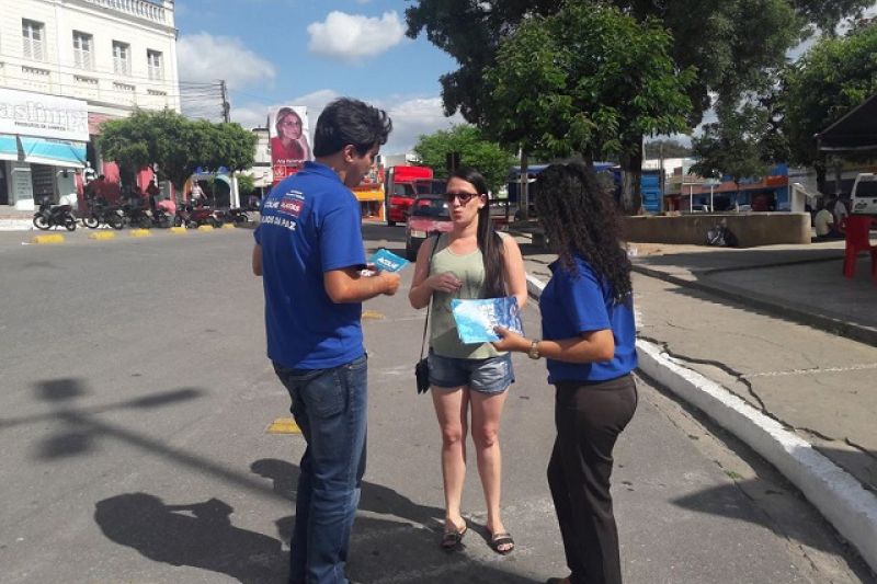 Anjos da Paz realizam ações em Santana do Ipanema e Poço das Trincheiras