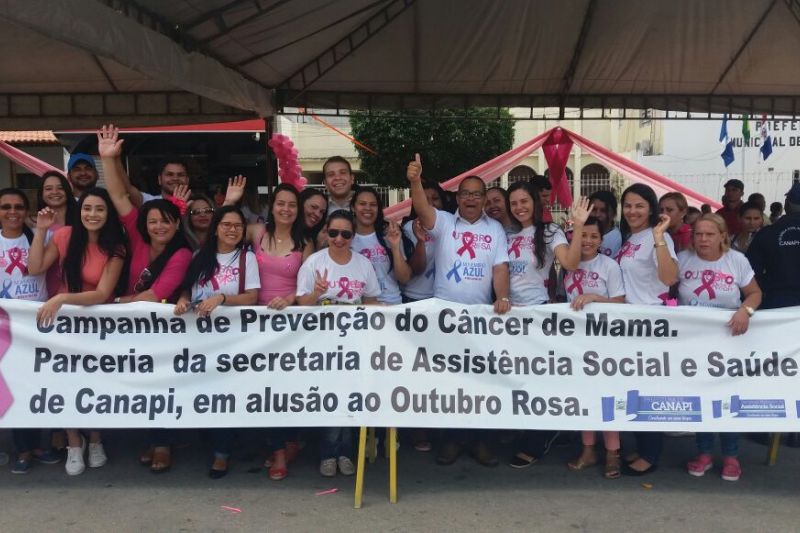 Prefeito Vinícius Lima participa das ações do Dia “D” de Combate ao Câncer de Mama