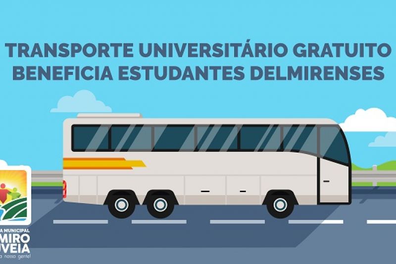 Transporte universitário gratuito beneficia estudantes delmirenses