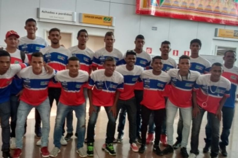 Seleção de Alagoas Sub-20 embarca para realizar estreia na Copa de Seleções Estaduais