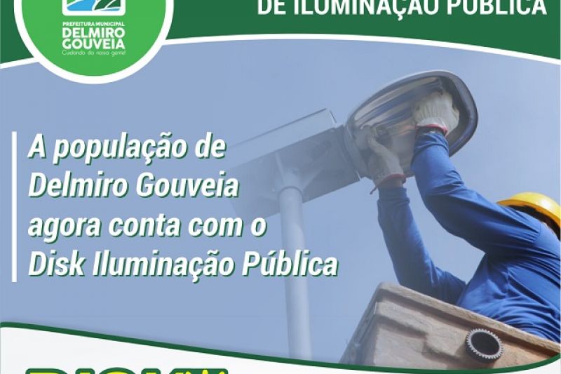 Prefeitura de Delmiro Gouveia lança o Disk Iluminação Pública