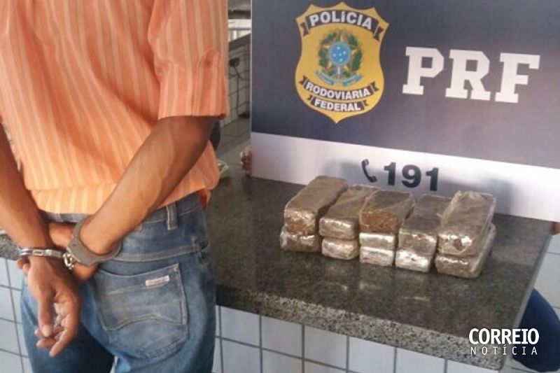 Homem é preso ao tentar transportar 4,5 kg de maconha de Batalha a Porto Real do Colégio