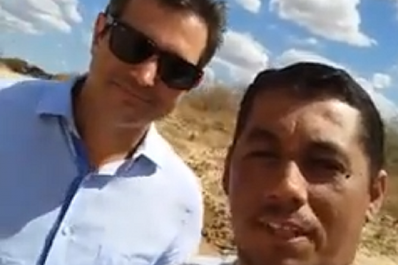 Ministro dos Transportes, Maurício Quintela, visita obras de pavimentação