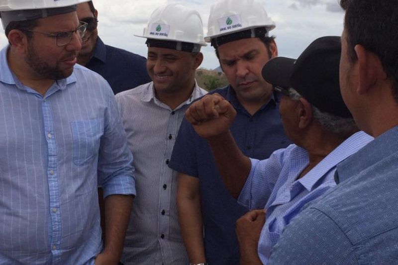 Edilson Ramos e Alexandre Ayres da SEMARH participam de visitas no sertão