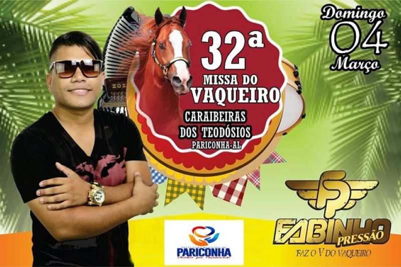 Confira a programação da Tradicional Missa do Vaqueiro de Caraibeiras, em Pariconha