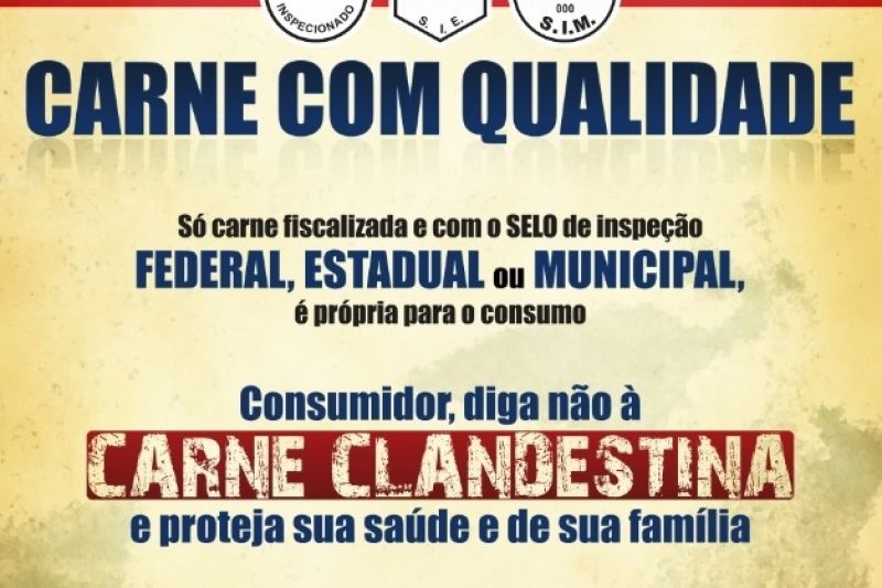 Prefeitura de Pariconha informa sobre a comercialização de carnes, vísceras e peixes