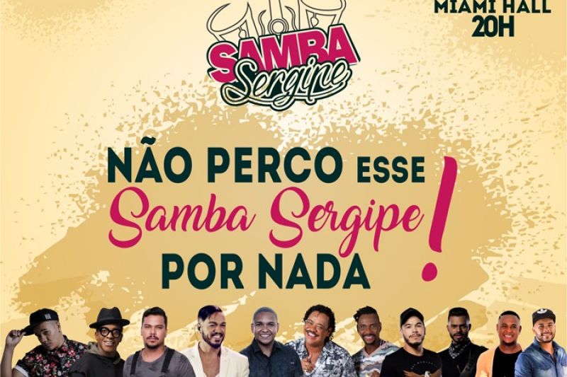 Belo, Sorriso Maroto, Mumuzinho e É o Tchan vão dividir o mesmo palco no Samba Sergipe