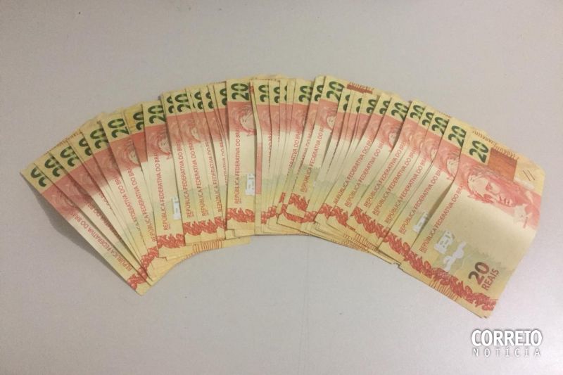 Jovem é preso em Santana depois de ser flagrado com mais de R$ 1.000 mil em notas falsas