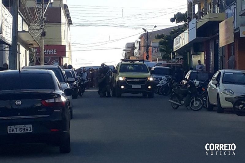 Alarme falso de assalto leva policiais a cercar agência dos Correios de São José da Tapera