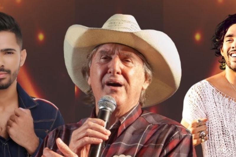 Sérgio Reis, Gabriel Diniz e Luanzinho Moraes são as trações da 10ª Festa do Carro de Boi