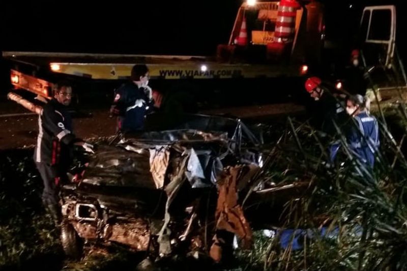 Cinco pessoas da mesma família morrem em acidente na BR-369, diz Corpo de Bombeiros