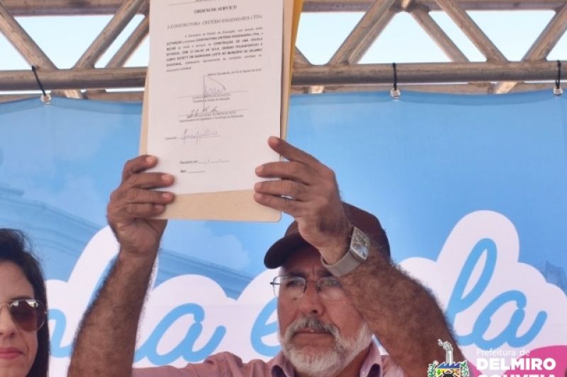 Assinada ordem de serviço para construção da Escola de ensino integral na Barragem Leste