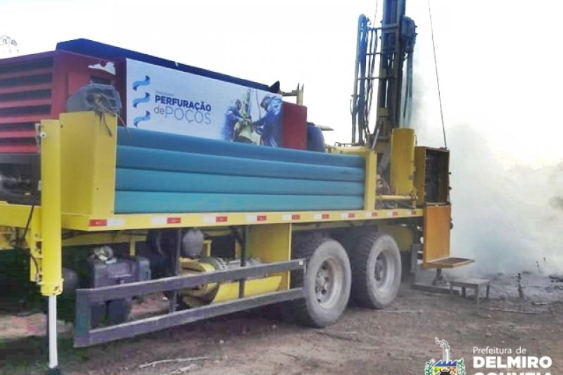 Mais quatro poços artesianos estão sendo perfurados em comunidade rurais de Delmiro