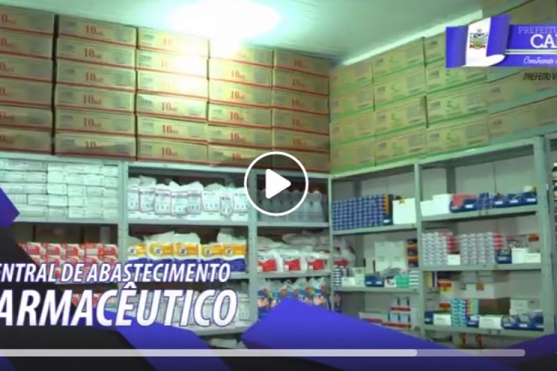 Prefeito Vinícius assegura os medicamentos na Farmácia Municipal de Canapi