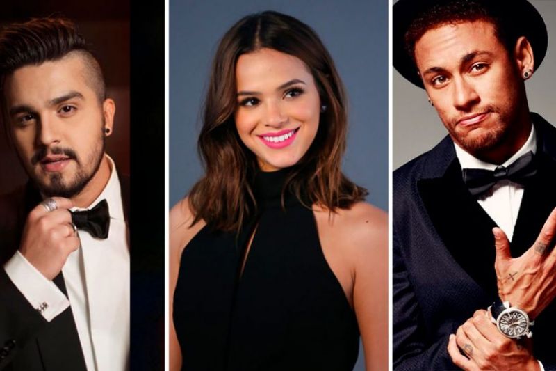 Neymar deixa de seguir Luan Santana após ele dizer que ficou com Bruna Marquenize