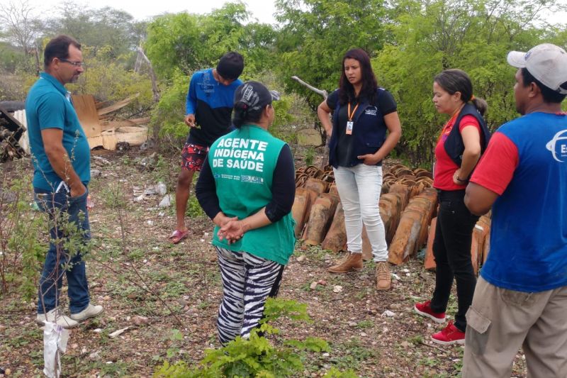 Equipes se juntam em ação de fiscalização de focos de lixo, queimadas e criação de suínos