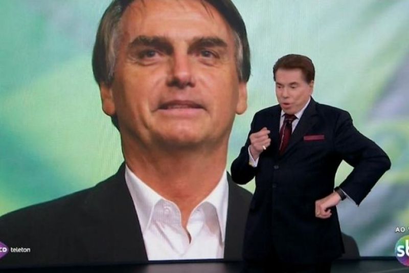 Bolsonaro e Sílvio Santos almoçam juntos em São Paulo