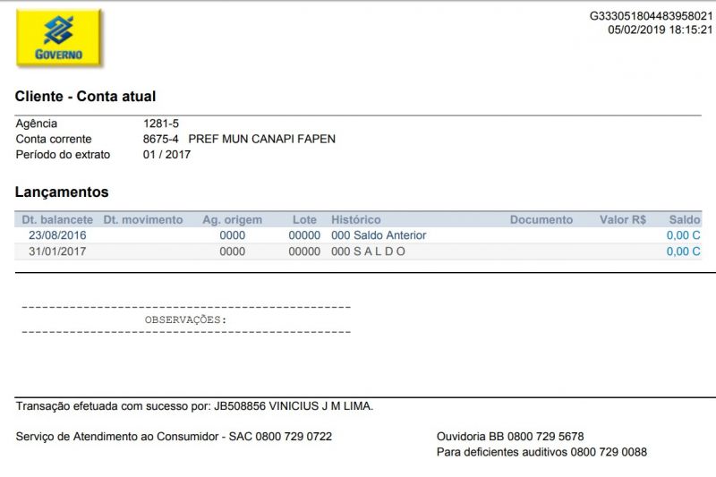 Descaso, desmando e irresponsabilidade da gestão anterior causam prejuízo a Canapi