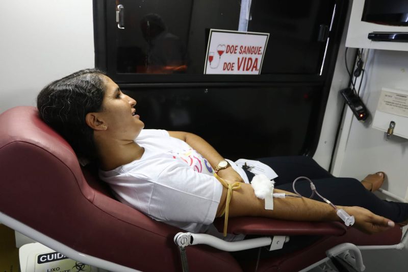 Dezenas de doadores comparecem ao mutirão para doação de sangue convocada pelo Jaciobá