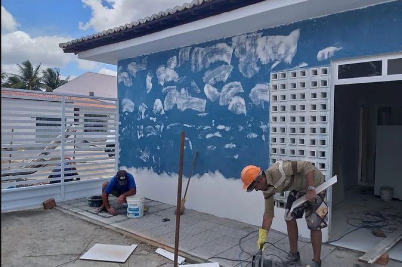 Reforma da Unidade Básica de Saúde do Bairro Campo Grande será concluída nos próximos dias
