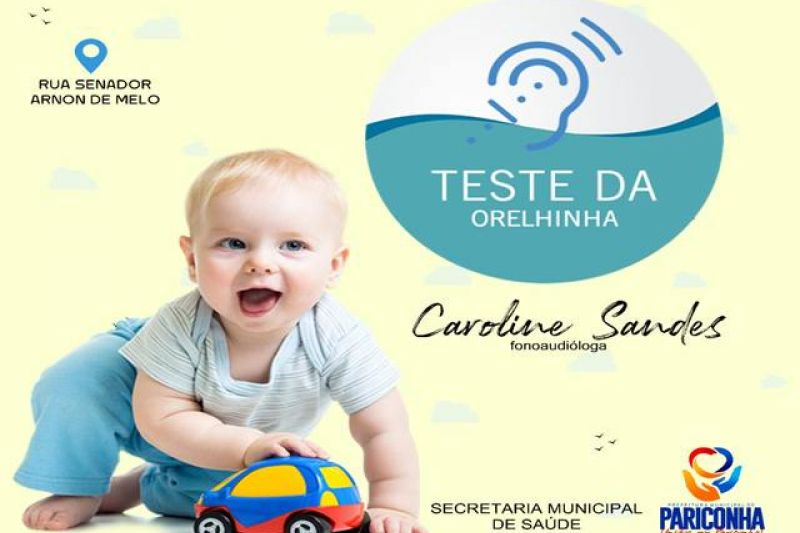 Exame de Emissões Otoacústicos estão sendo realizados em Pariconha