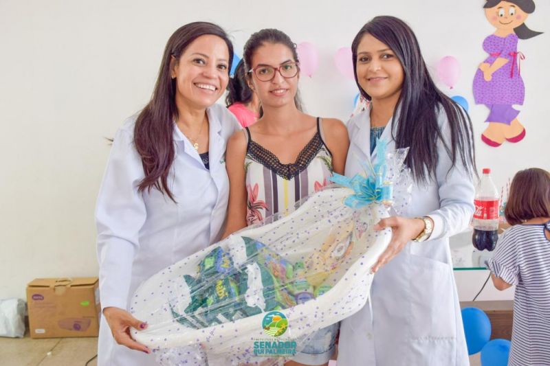Secretaria de Saúde de Senador Rui Palmeira realiza palestra com gestantes