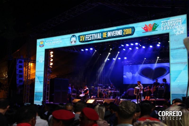 Organização confirma primeira atração musical do Festival de Inverno de Água Branca