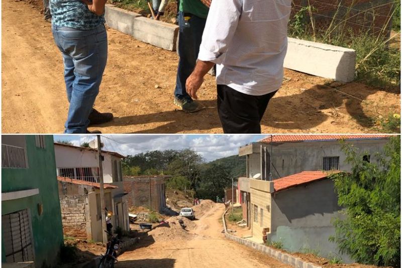 Prefeitura de Água Branca realiza sonho antigo de moradores com pavimentação de rua