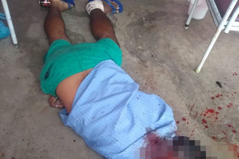Homem é morto a machadadas e suspeito é preso pela PM poucos minutos depois em Piranhas