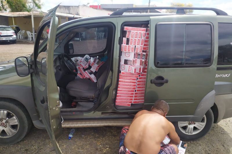 PRF apreende 800 mil cigarros contrabandeados em trecho da BR-316 em Canapi