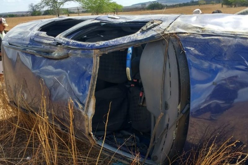 Segunda vítima de capotamento de carro em Poço das Trincheiras não resiste aos ferimentos
