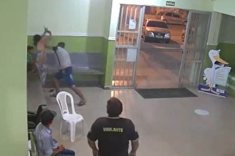 Mulher é agredida por companheiro dentro de hospital em São José da Tapera; veja vídeo