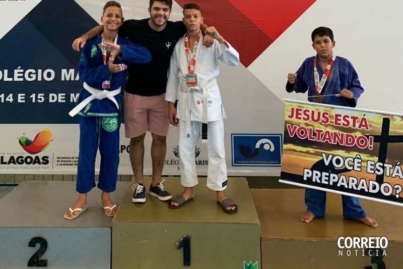 Alunos da rede pública de ensino são destaque em campeonato alagoano de Jiu-Jitsu