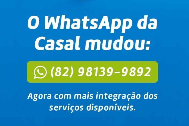 Casal tem novo número de WhatsApp para atender à população: 98139-9892